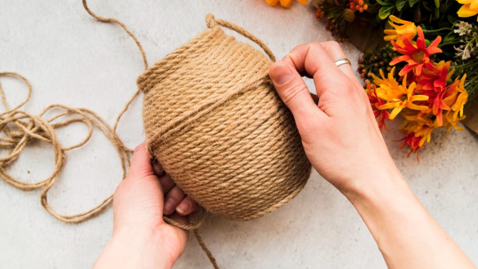 Cum să decorezi cu obiecte din fibre naturale